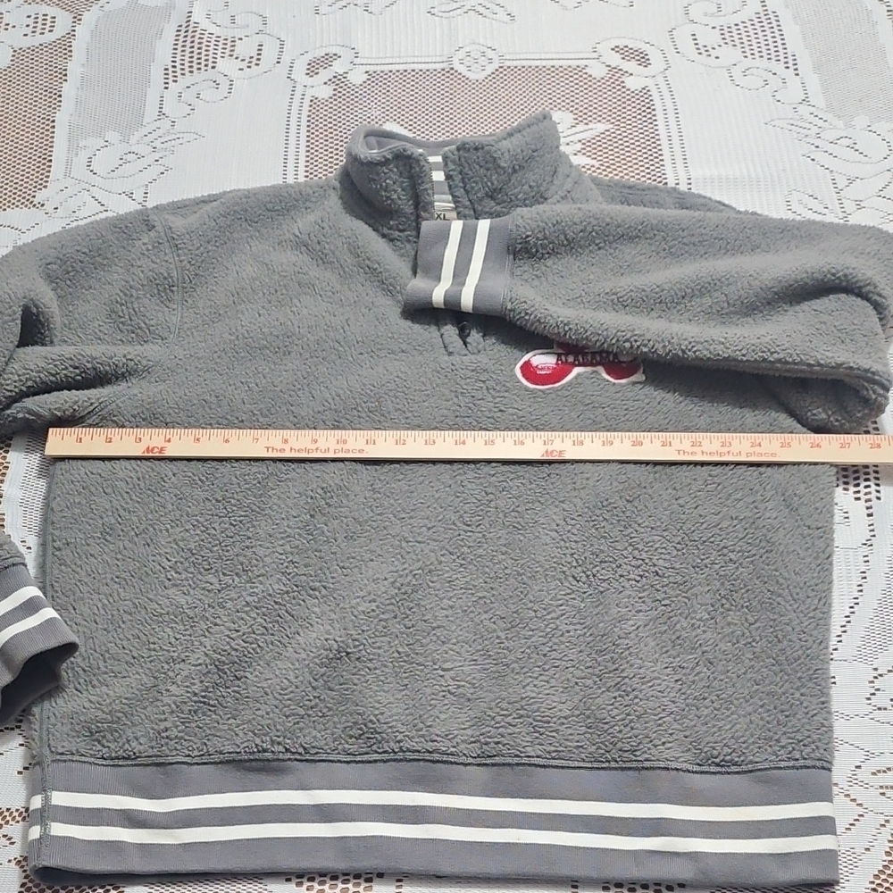 Alabama Gray Fleece Quarter-Zip Pullover - Picture 7 of 13